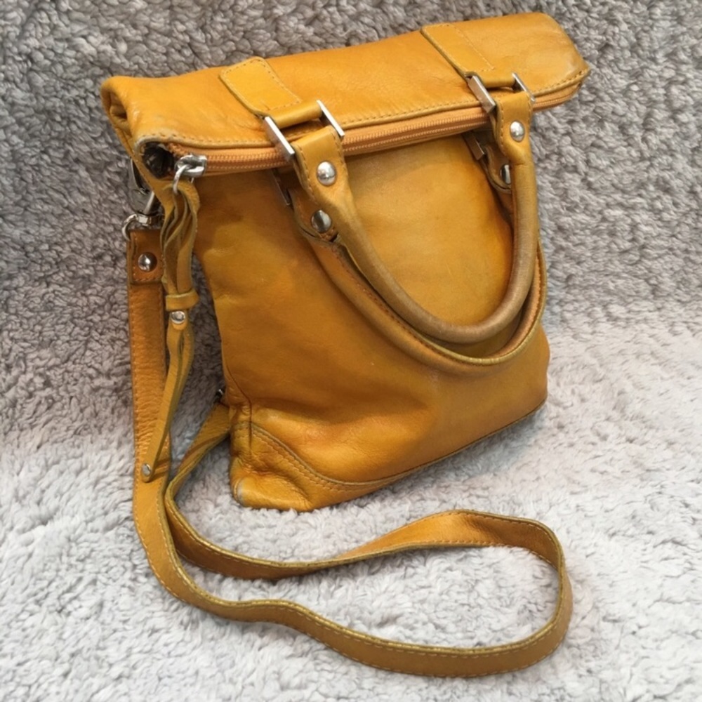Mustard Maurizio Taiuti foldover bag